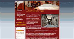 Desktop Screenshot of anticatrattorialatoppa.com